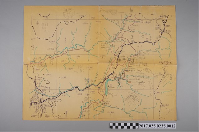 〈臺灣中部地域圖〉 (共2張)