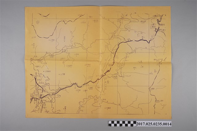 〈臺灣中部地域圖〉 (共2張)