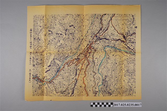 〈1萬分之1霧社地形圖〉 (共2張)