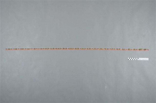 黃絲緞花卉幾何紋飾帶 (共2張)