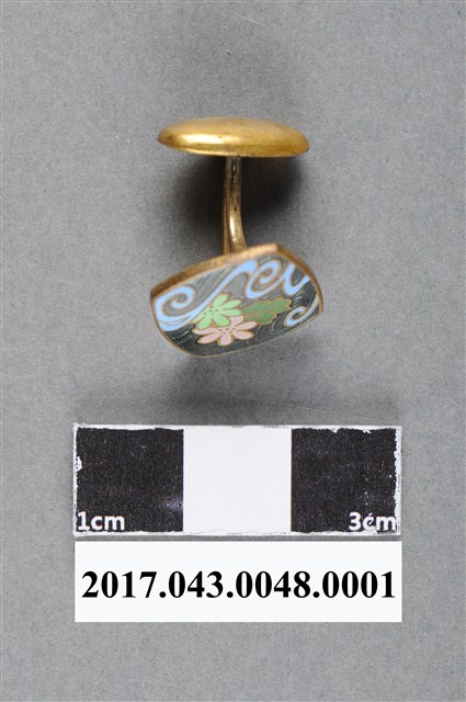 方形珐瑯袖扣 (共4張)