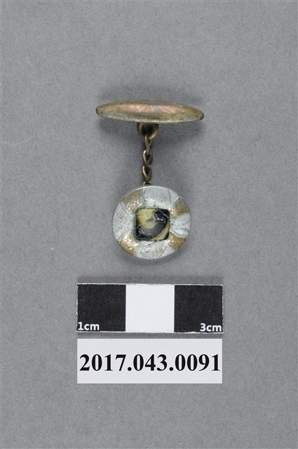 圓形玉石袖扣 (共4張)