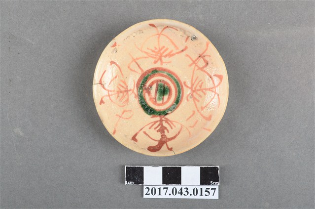 鬥彩蝴蝶紋小圓碟 (共4張)