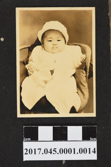 林桂興孫女林潔香嬰兒時期獨照 (共2張)