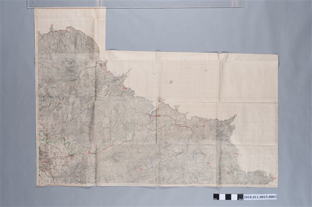 日治末期到戰後初期2萬5000分之1地形圖第2幅 (共2張)
