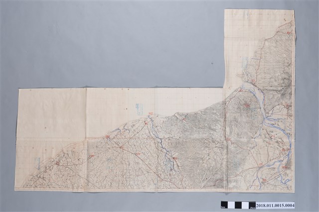日治末期到戰後初期2萬5000分之1地形圖第3幅 (共2張)