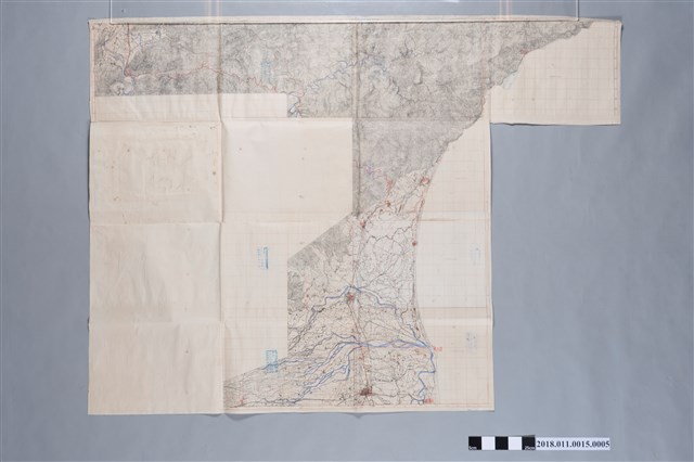 日治末期到戰後初期2萬5000分之1地形圖第4幅 (共2張)