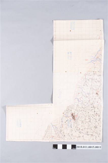 日治末期到戰後初期2萬5000分之1地形圖第9幅 (共2張)