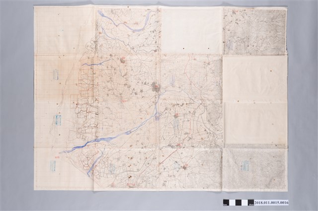 日治末期到戰後初期2萬5000分之1地形圖第13幅 (共2張)