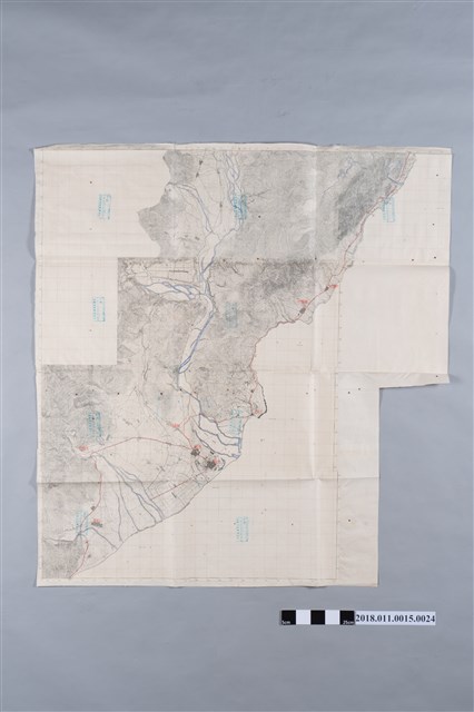 日治末期到戰後初期2萬5000分之1地形圖第20幅 (共2張)