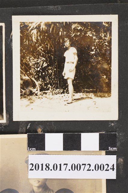 林坤佐站於樹前 (共2張)