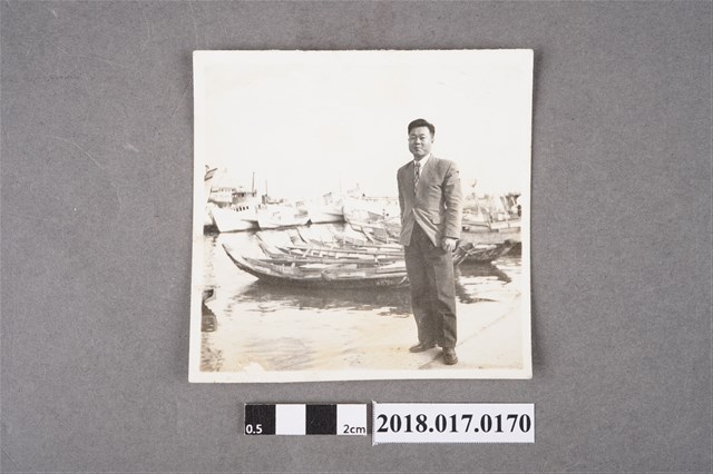 林坤佐於東石漁港 (共2張)