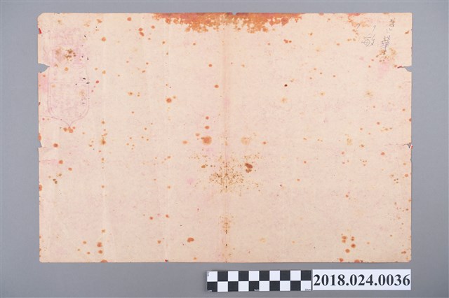 台南市啟明堂所批命書 (共1張)