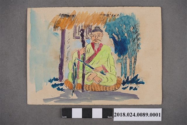 算命掛牌手繪上彩01 (共2張)