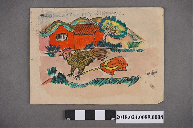 算命掛牌手繪上彩08 (共2張)