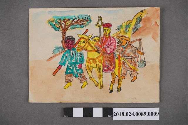 算命掛牌手繪上彩09 (共2張)