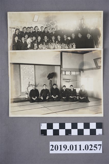 日治時期苗栗南庄國民學校合影 (共2張)