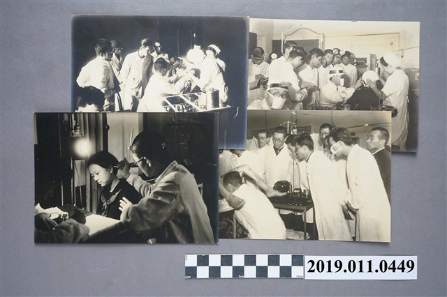 臺北帝國大學醫學部學生實習之情形照片組 (共2張)