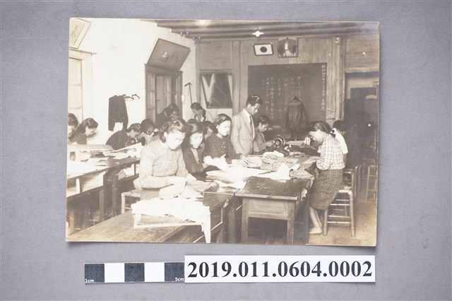 昭和16年洋裁講習班課堂情景 (共3張)