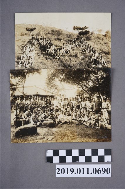 臺北帝國大學醫學部學生軍訓活動照片組 (共2張)