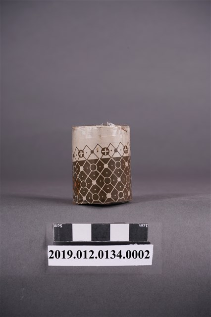 日治時期家庭染料灰色染料罐 (共4張)