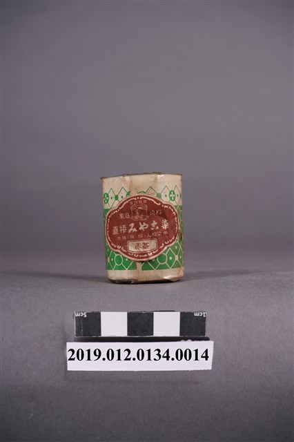 日治時期家庭染料紅棕色染料罐 (共5張)