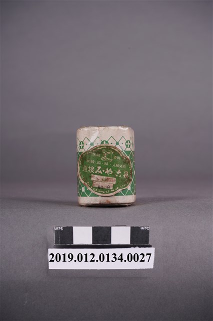 日治時期家庭染料綠色染料罐 (共5張)