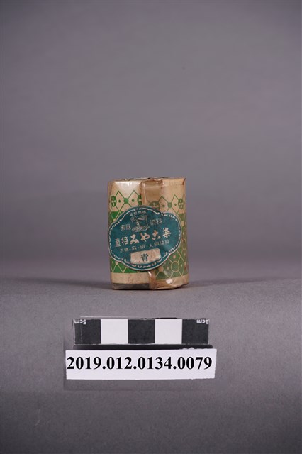 日治時期家庭染料罐桂屋青色染料 (共5張)