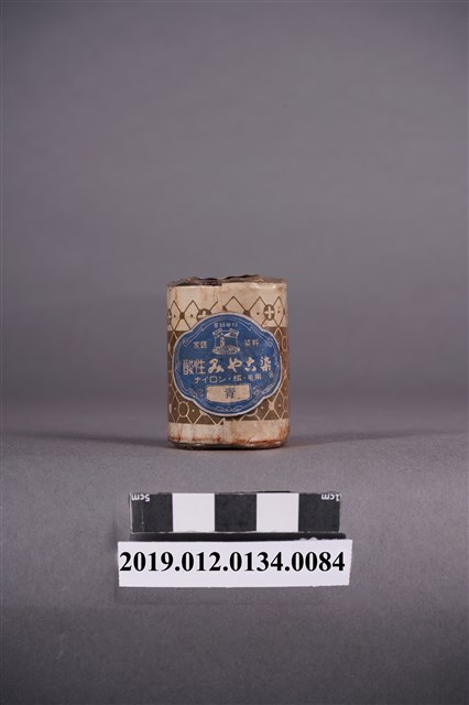 日治時期家庭染料罐桂屋青色染料 (共5張)