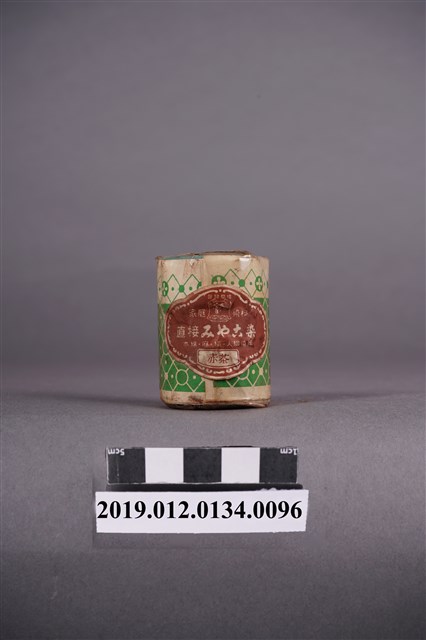 日治時期家庭染料罐桂屋紅棕色染料  (共5張)