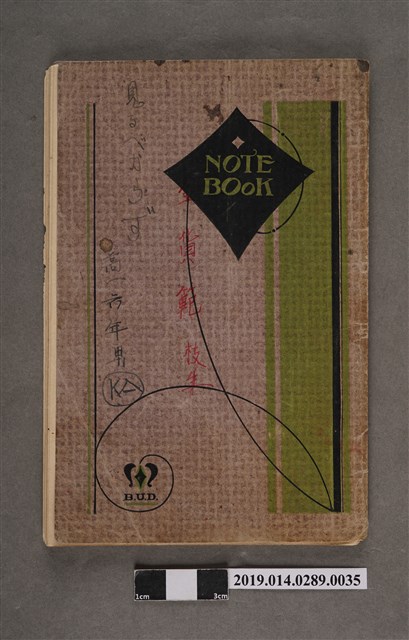 柯枝生筆記本 (共3張)