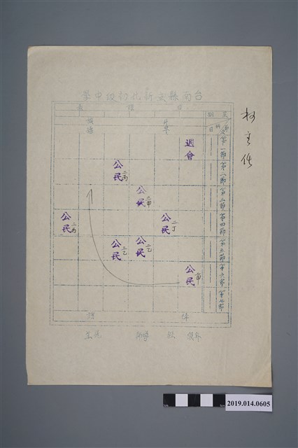 柯天送新化初中課表（含鉛筆修改） (共2張)