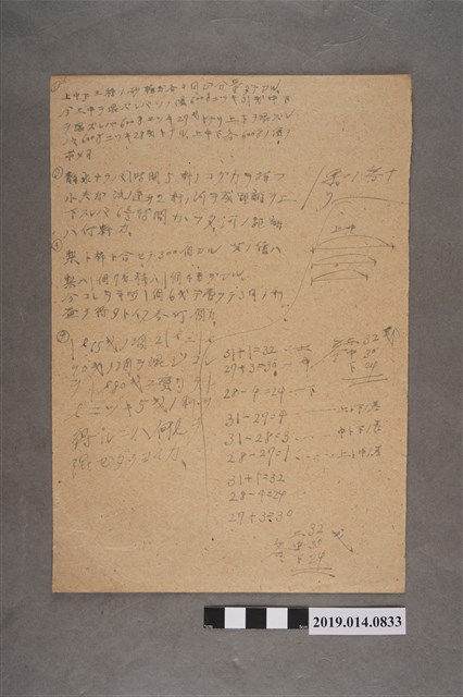 算術科題目紙 (共2張)