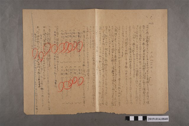 河村禧元國語科試卷98號（飛行機） (共2張)