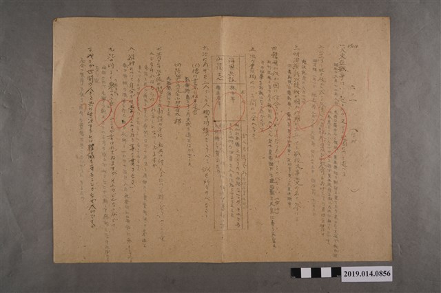 河村禧元國民科試卷111號 (共2張)