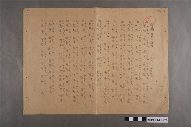 河村禧元國語科7月24日練習卷 (共2張)