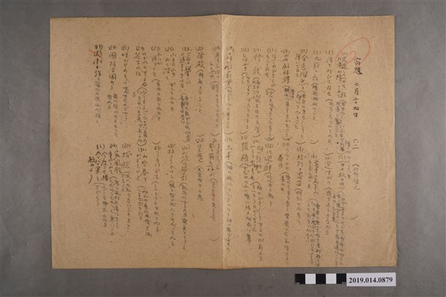 河村禧元國語科7月29日練習卷 (共2張)