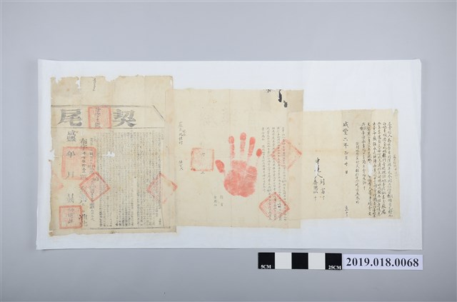 咸豐6年1月喬映台立賣約 (共1張)