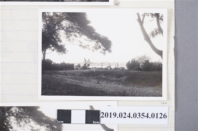 柯志明與柯志哲在湖邊 (共2張)