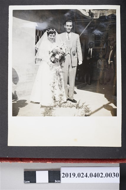 柯旗化與蔡阿李新婚合照 (共3張)