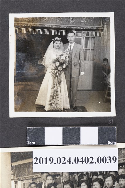 柯旗化與蔡阿李婚禮合照 (共3張)