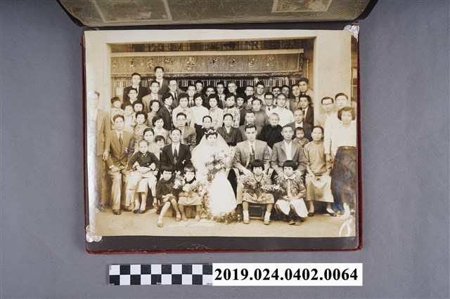 柯旗化與蔡阿李婚禮大合照 (共3張)