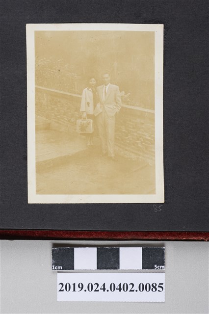 柯旗化夫妻於台北留影 (共3張)