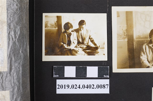 柯旗化夫妻於台北友人楊益龍家中 (共3張)