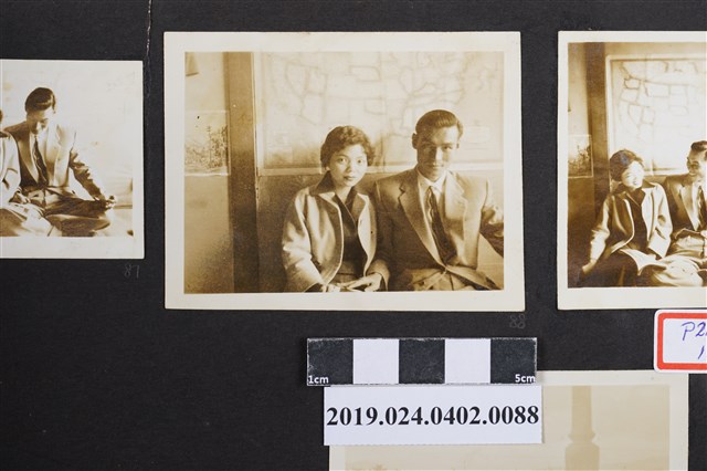 柯旗化夫妻於台北友人楊益龍家中 (共3張)