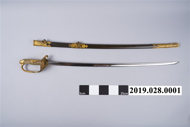 劉茂雲臺灣總督府文官劍及劍鞘 (共4張)