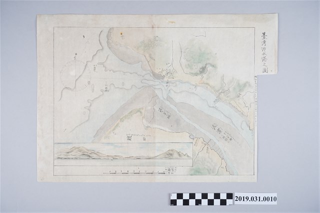 〈臺灣淡水港之圖〉地圖之二 (共3張)