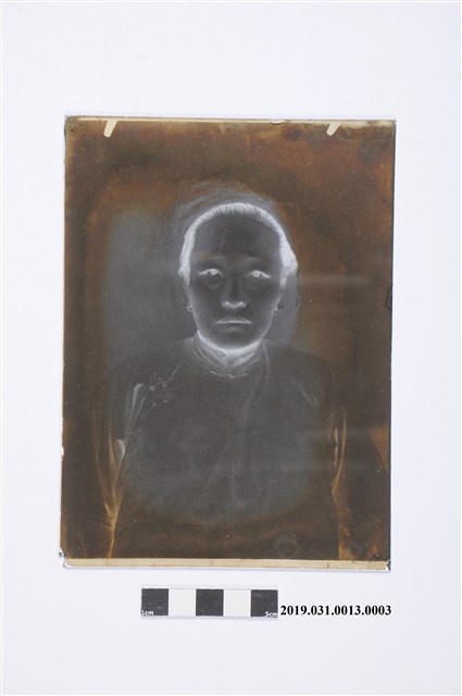 貳拾世建基祖陳上達寫真盒裝玻璃底片3 (共5張)