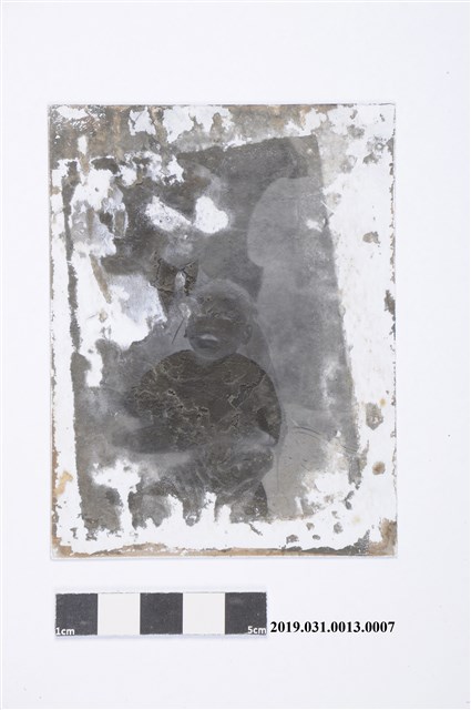 貳拾世建基祖陳上達寫真盒裝玻璃底片7 (共2張)