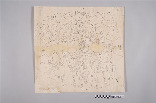 手繪雲林縣地輿圖一 (共3張)